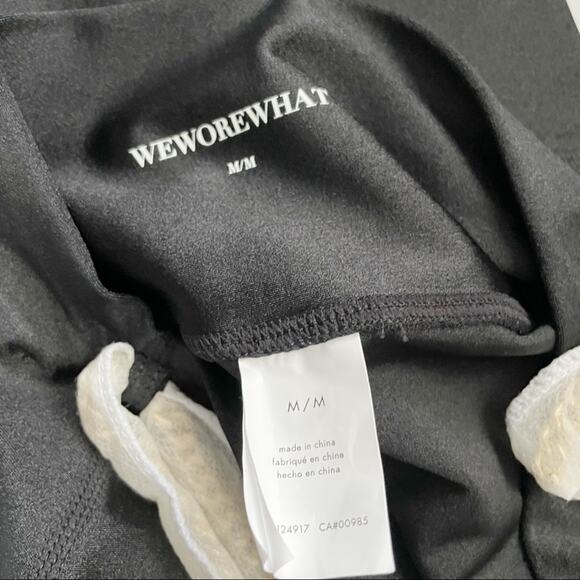 WeWoreWhat Chain High Rise Leggings Medium - Picture 6 of 8